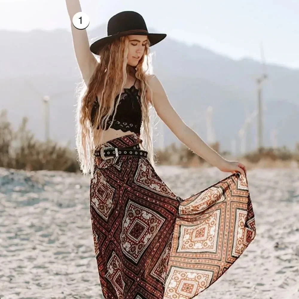 SAN DIEGO HAT COMPANY  BOHO FLOPPY HAT WITH ROUND CROWN AND SUEDE BAND TAN O/S